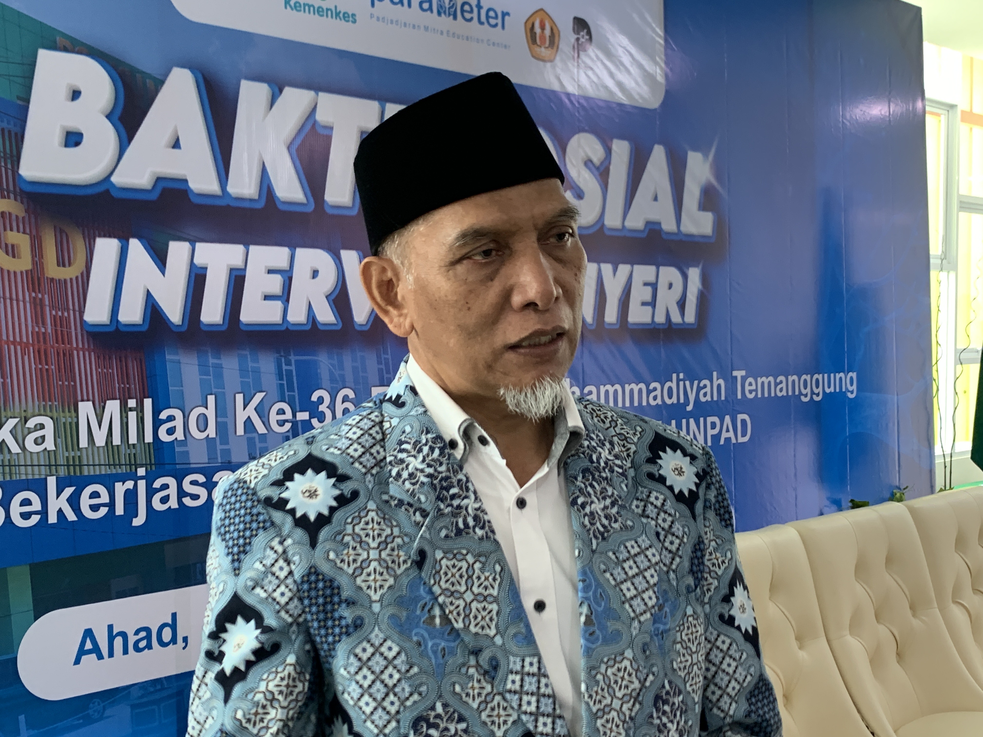 Ketua PD Muhammadiyah Temanggung Makmun Pitoyo