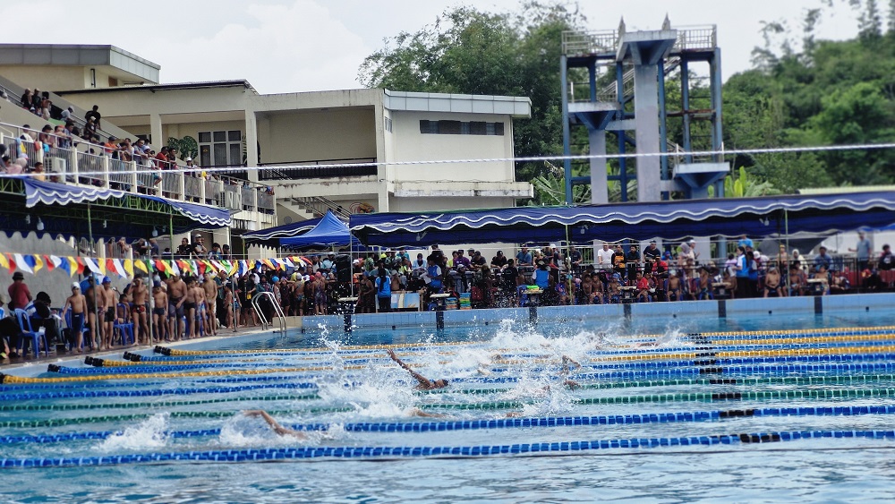 Para perenang dari berbagai daerah mengikuti&nbsp;&nbsp;Samapta Swim Competition IV Tahun 2025,&nbsp;Minggu (2/11/2025).  &nbsp;