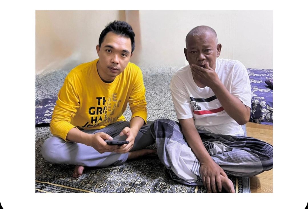 Sugiyo bin Mangun Sukarto, 60, warga Krajan 2, Kelurahan Secang, Kecamatan Secang (kanan) berhasil ditemukan oleh pihak muassasah usai hilang sejak 5 November.