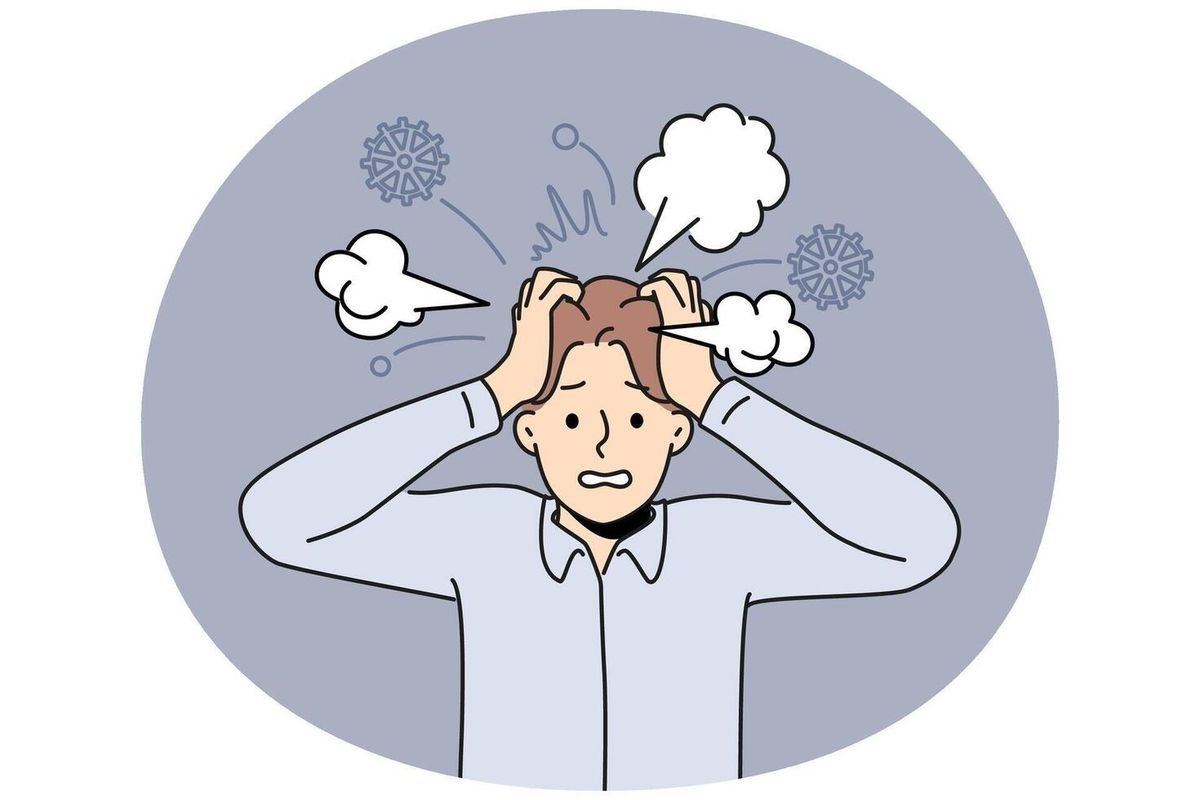 Ilustrasi gangguan mental stress pada remaja