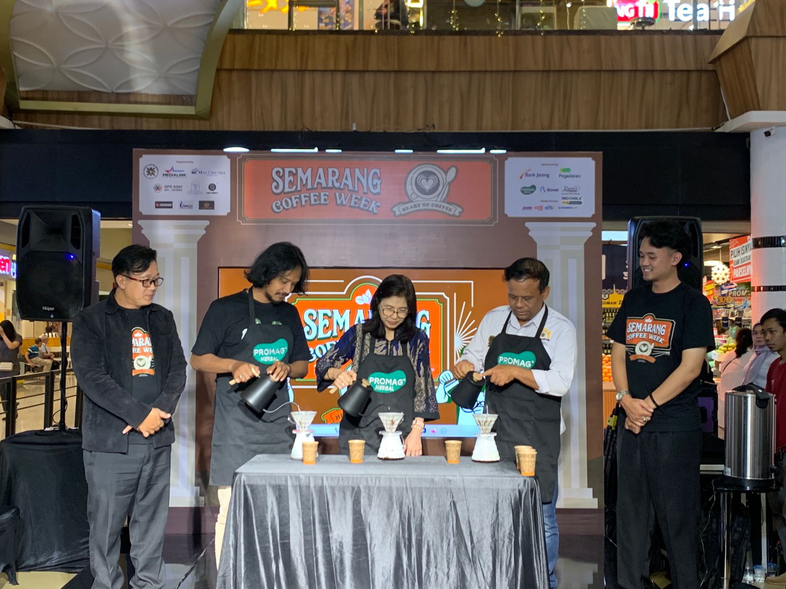 Opening Semarang Coffee Week 2025 yang diselenggarakan di Mal Ciputra Semarang.