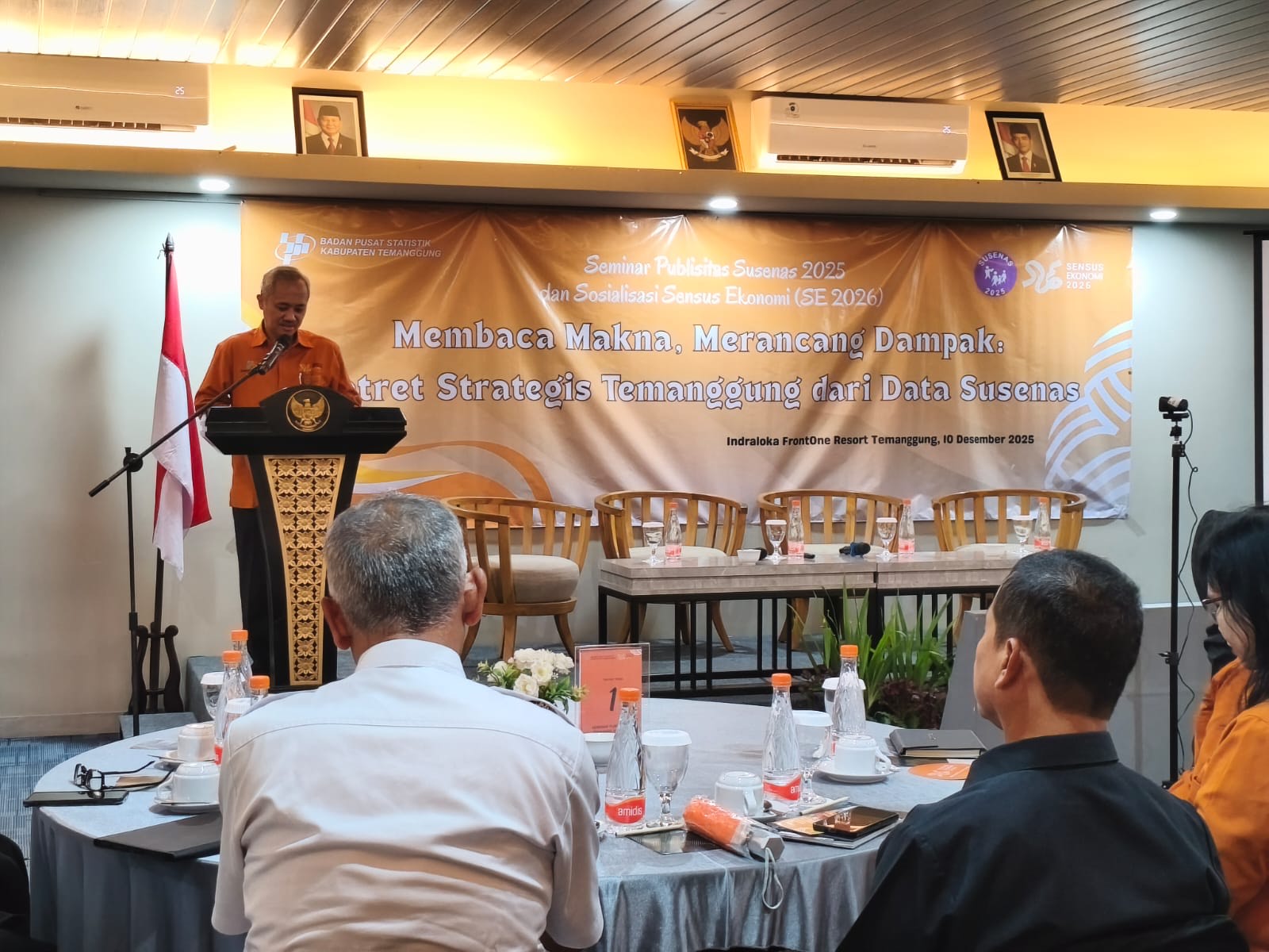 Seminar hasil Survei Sosial Ekonomi Nasional (Susenas) oleh Badan Pusat Statistik (BPS) Temanggung.