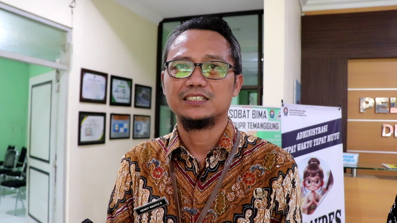 Kepala Dinas Pekerjaan Umum dan Penataan Ruang (DPUPR) Kabupaten Temanggung Hendy Wahyu Noerhidayat.