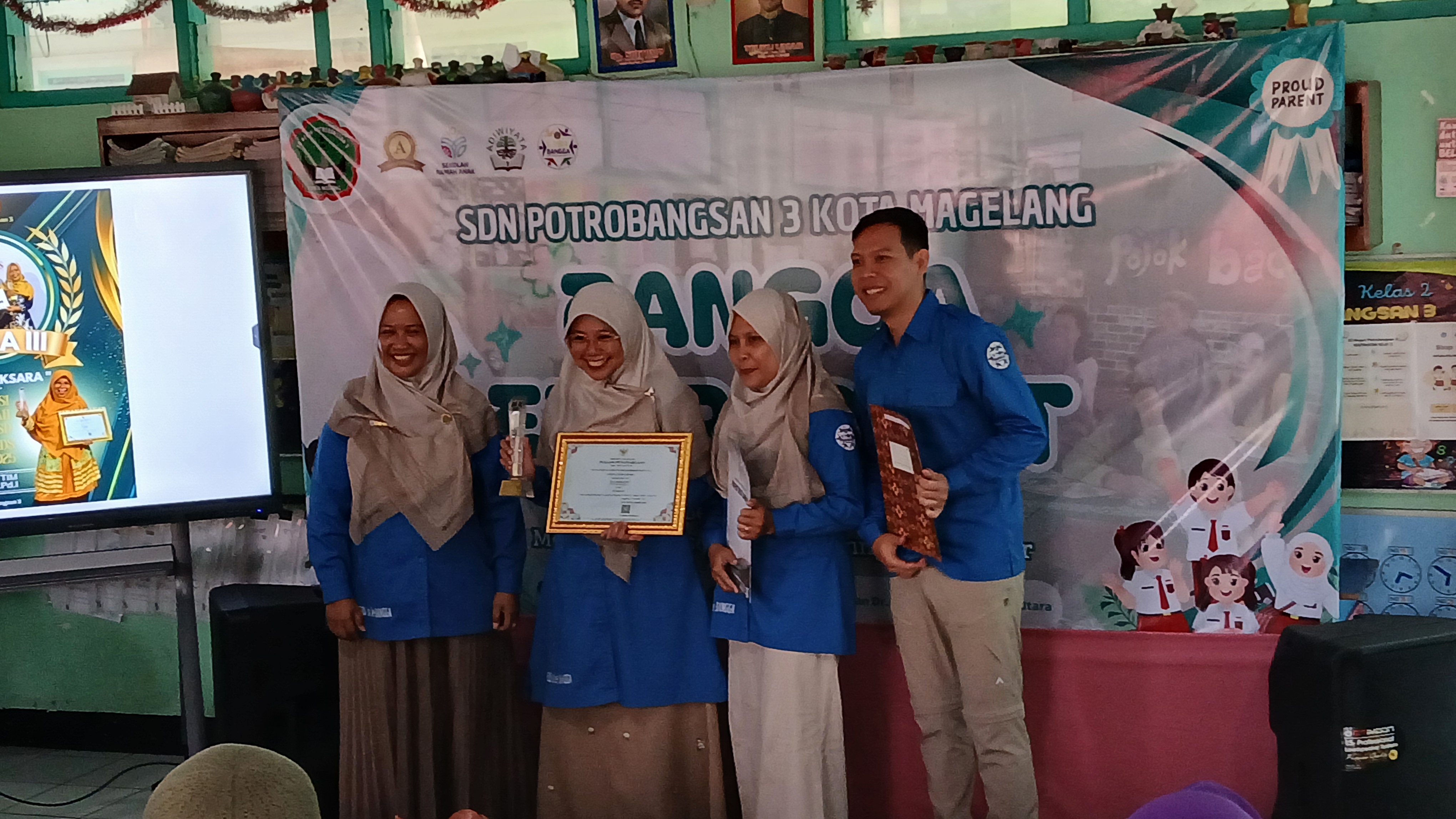 Sejumlah kejuaraan diraih oleh guru-guru SD Potrobangsan 3 Kota Magelang.