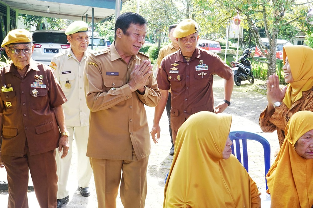 Wakil Bupati Magelang Sahid saat menghadiri peringatan HUT LVRI Kota dan Kabupaten Magelang ke-69.