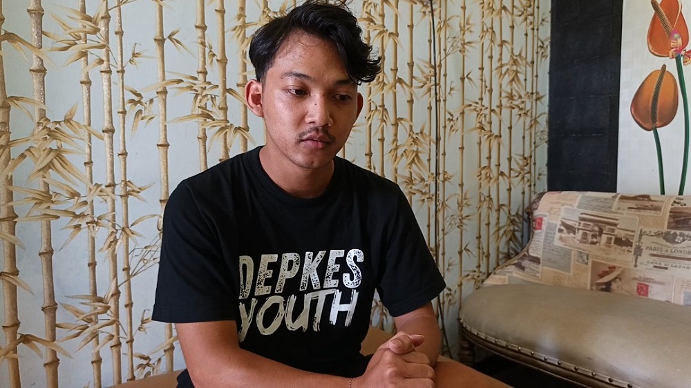Nafis Ahnaf Rusman, kakak Syafiq Ridhan Ali Razan, warga Magelang yang hilang di Gunung Slamet.