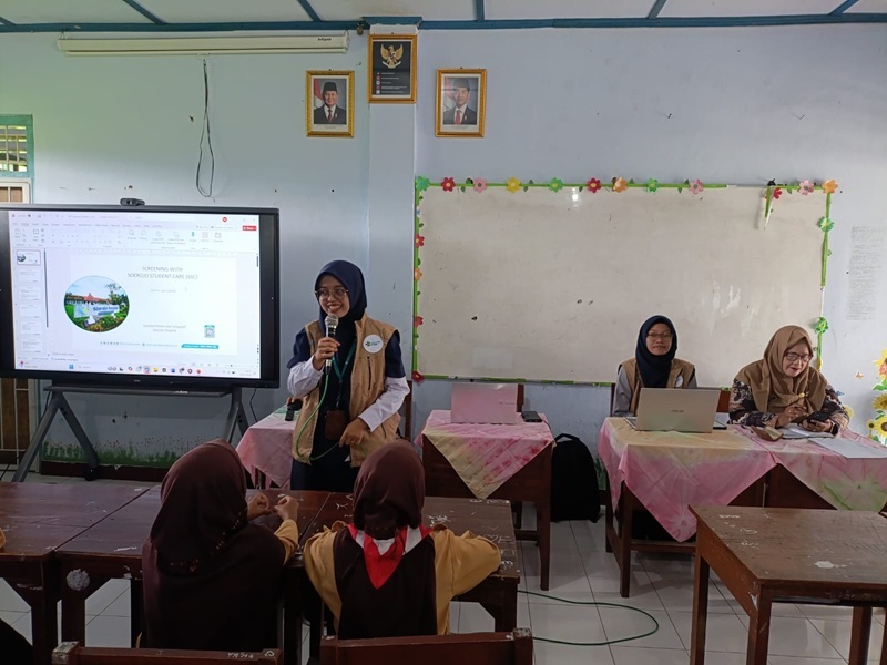 Skrining kesehatan mental anak di SD Negeri Mangunsari 3, Sawangan, Kabupaten Magelang.