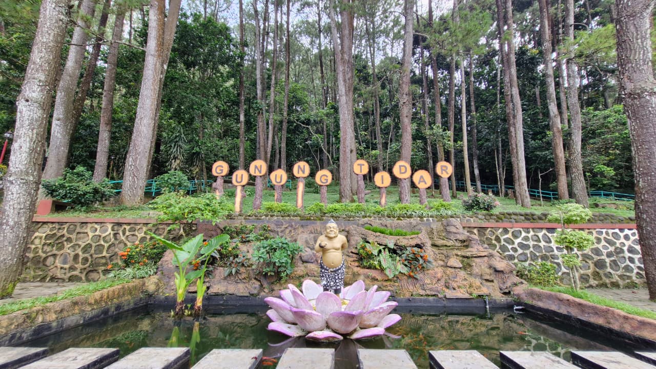 Monyet ekor panjang banyak ditemui di kawasan Kebun Raya Gunung Tidar Kota Magelang.
