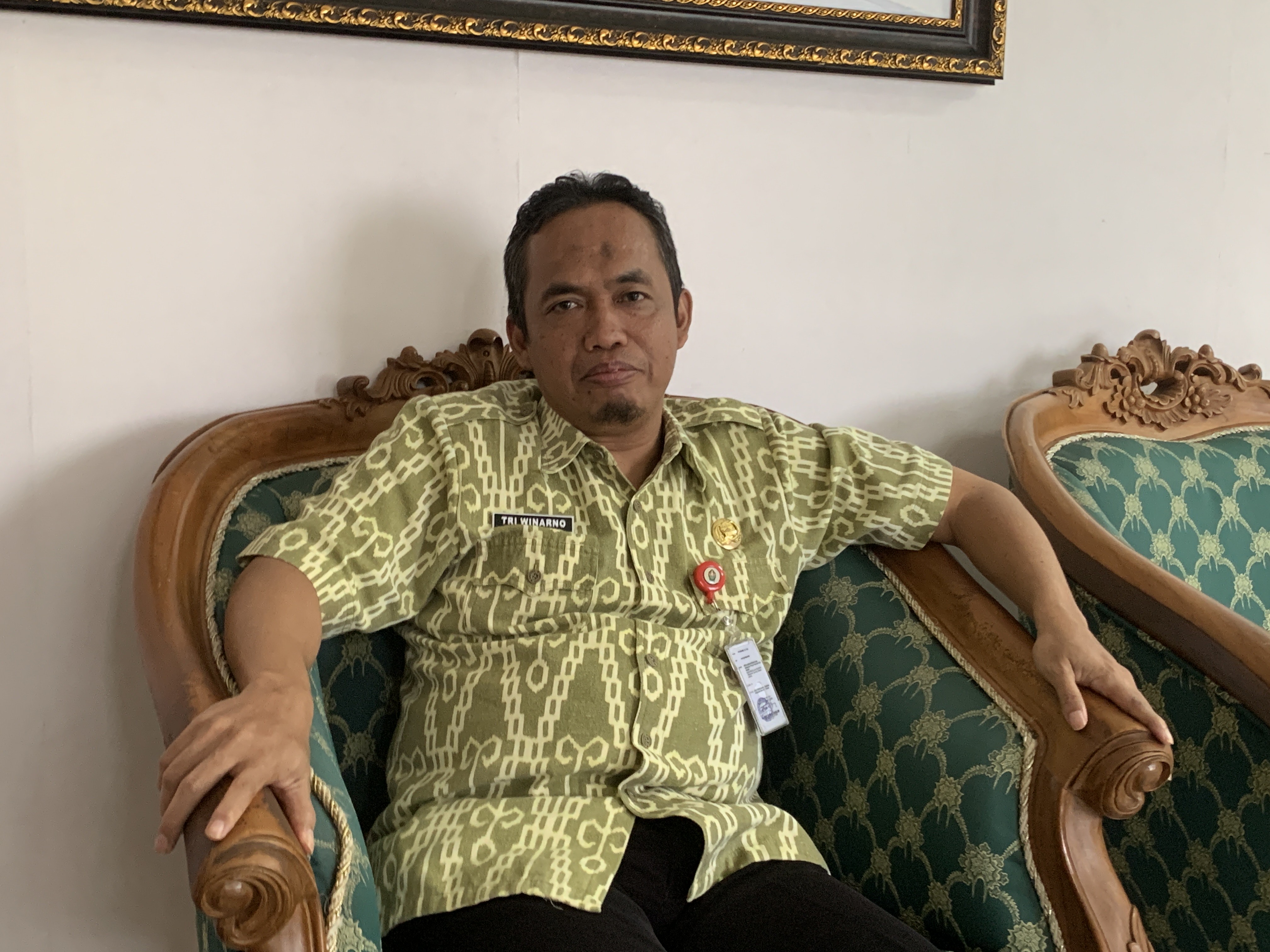 Kepala Badan Pengelolaan Keuangan, Pendapatan dan Aset Daerah (BPKPAD) Kabupaten Temanggung, Tri Winarno.