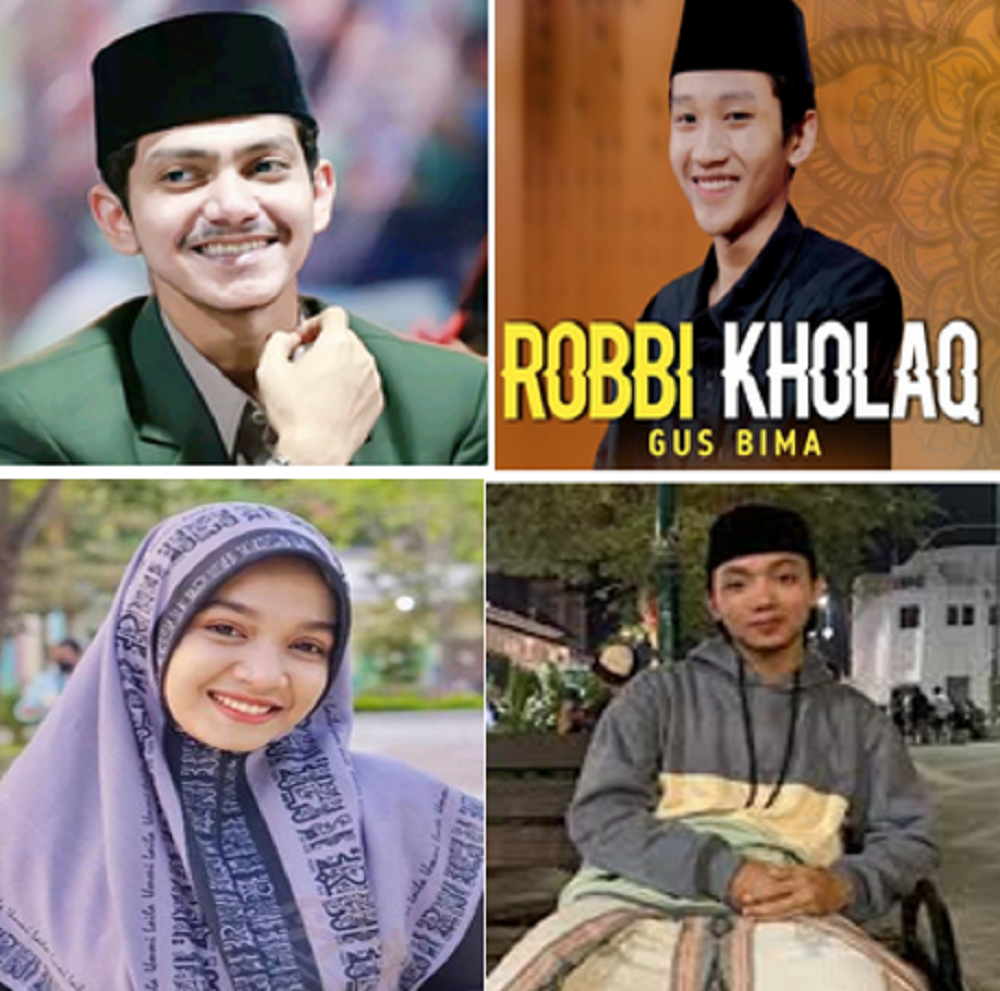 Searah jarum jam: Habib Zaidan, Gus Bima, Gus Anas, dan Ning Umi Laila.