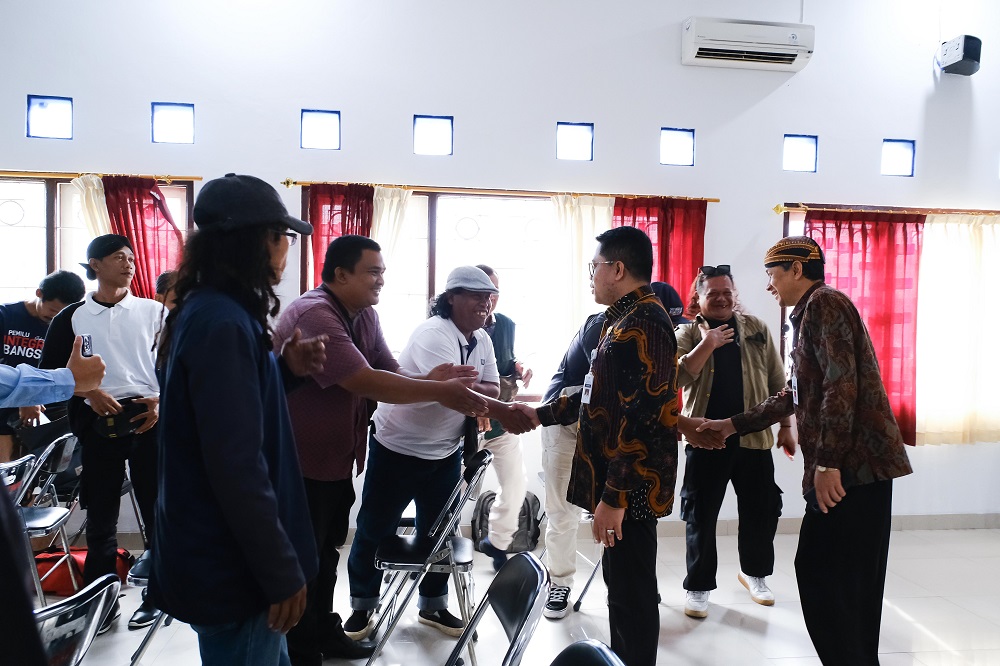 Wali Kota Magelang Damar Prasetyono menghadiri dialog pemajuan kebudayaan di Aula Cendekia Disdikbud Kota Magelang.  &nbsp;