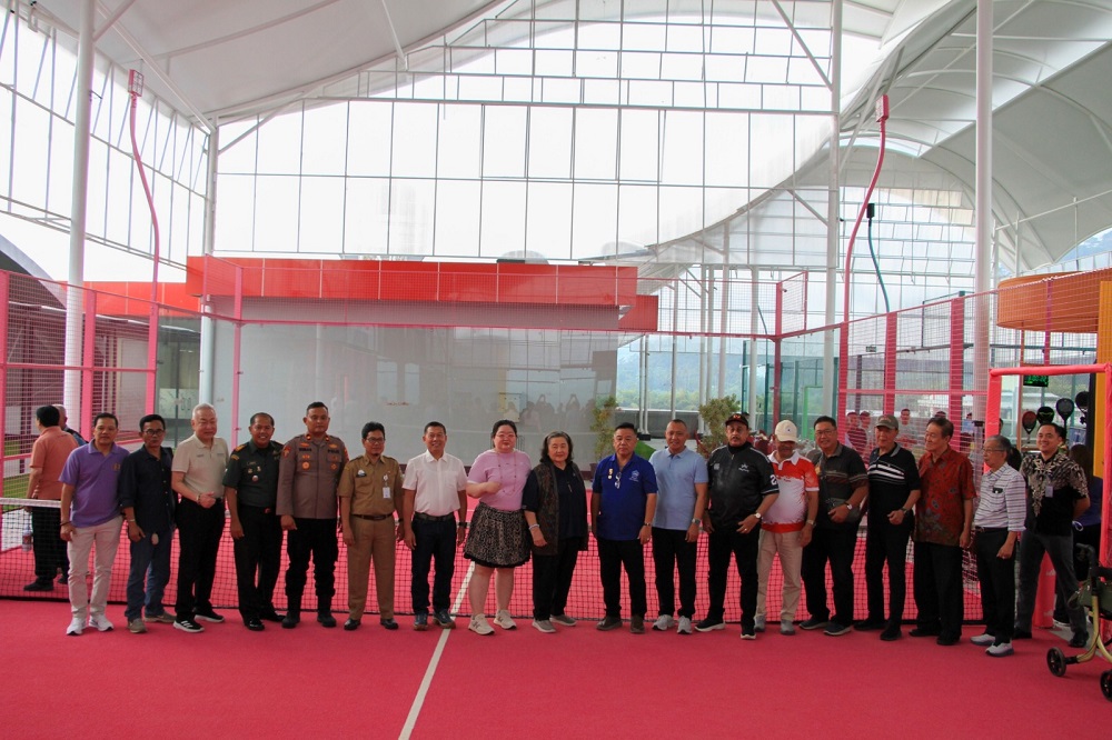 Pembukaan Maple Padel di rooftop Artos Mall Magelang, Selasa (3/2/2026).