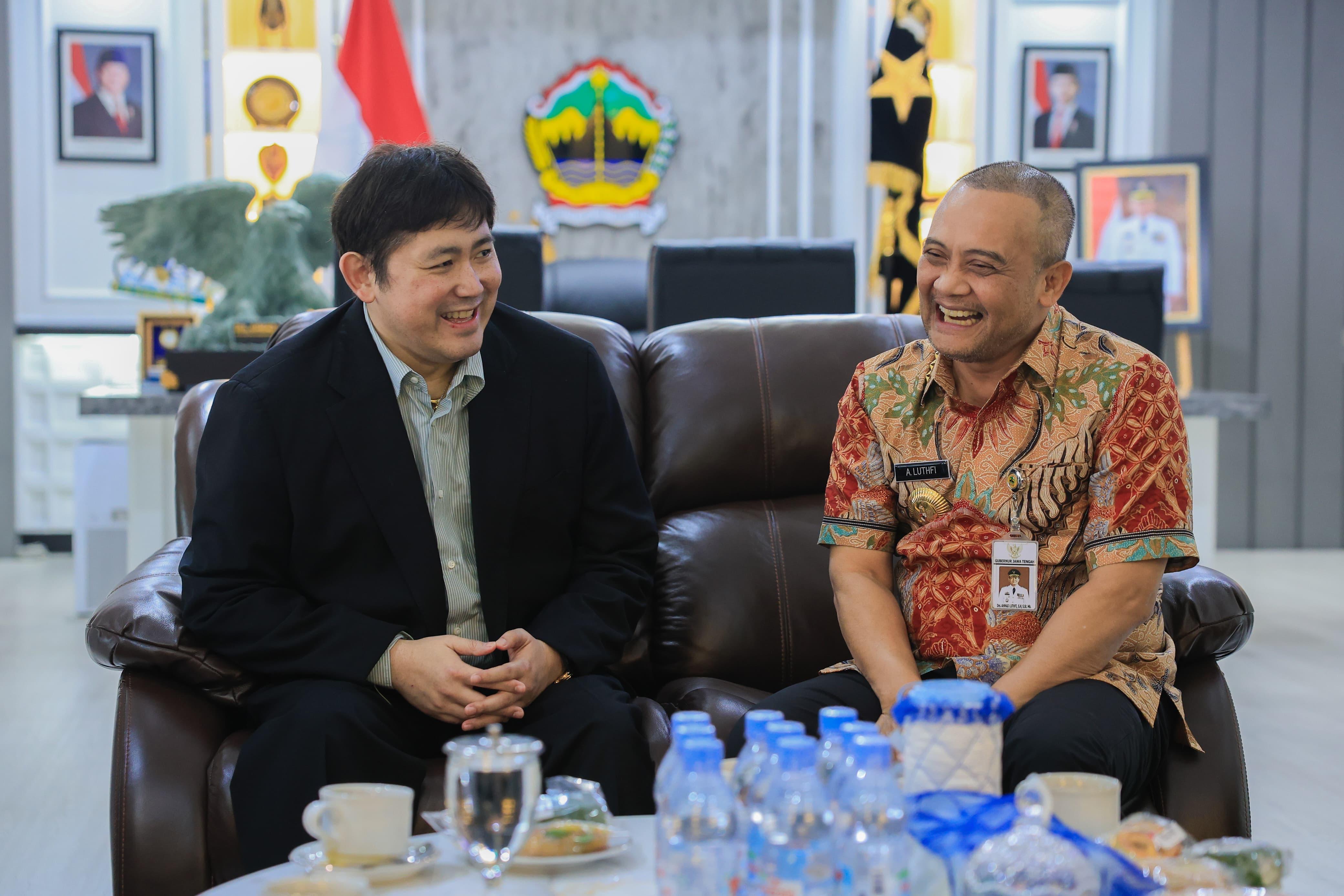 Gubernur Ahmad Luthfi menerima kunjungan Pangiran Muda Abdul Qawi ibni Mohamed Bolkiah, Kamis (5/2/2026).