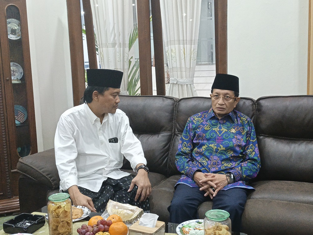 Menteri Agama KH Nasaruddin Umar bersilaturahmi ke Pondok Pesantren API Tegalrejo, Kabupaten Magelang, Jumat (6/2/2026) sore.