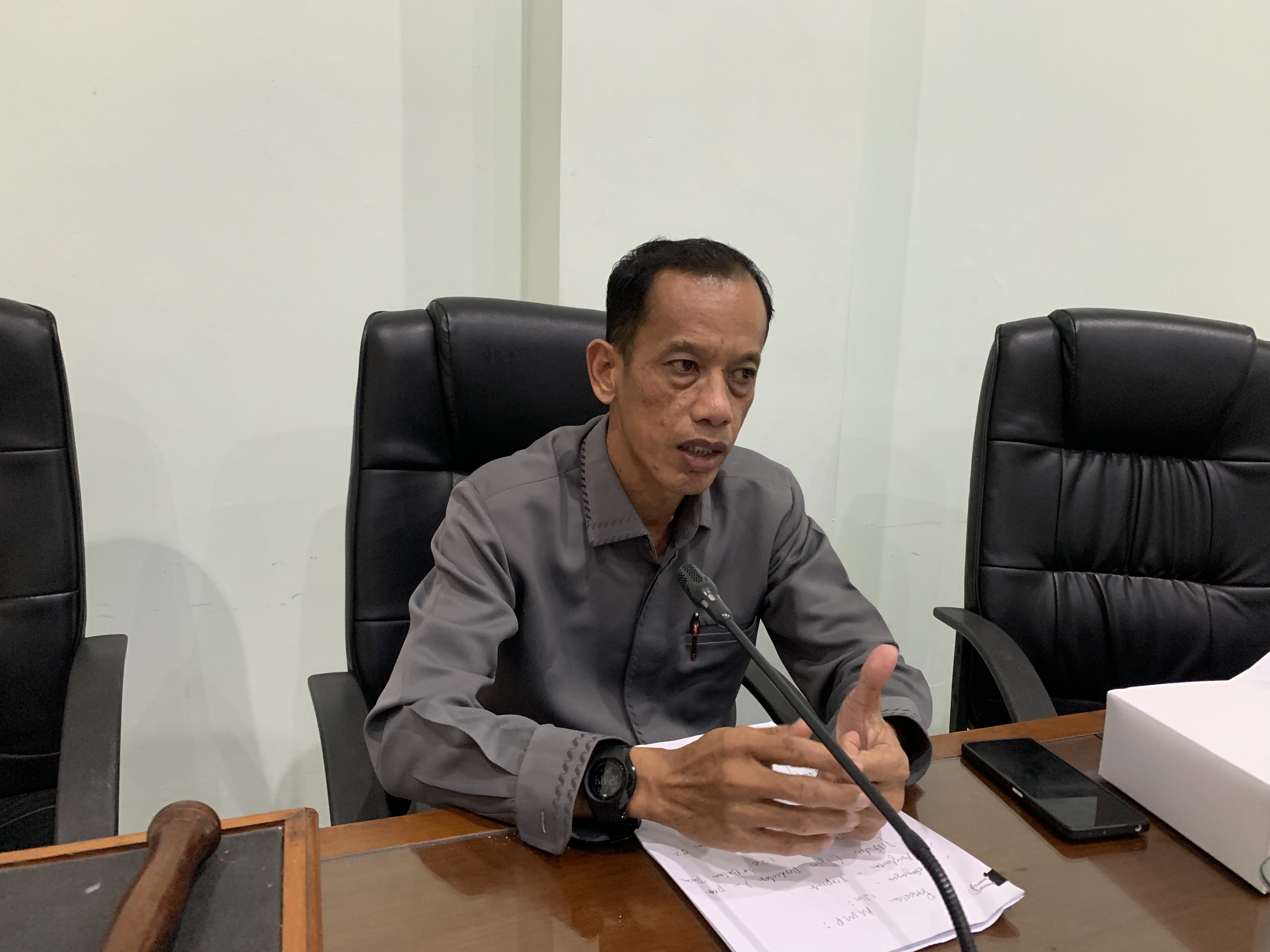 Ketua Komisi D DPRD Temanggung, Riyadi Kaunaen.