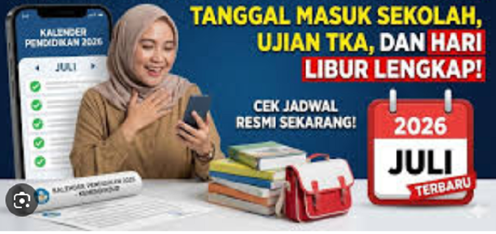 Kalender pendidikan 2026 ini penting diketahui oleh para siswa, orang tua siswa, dan para guru.