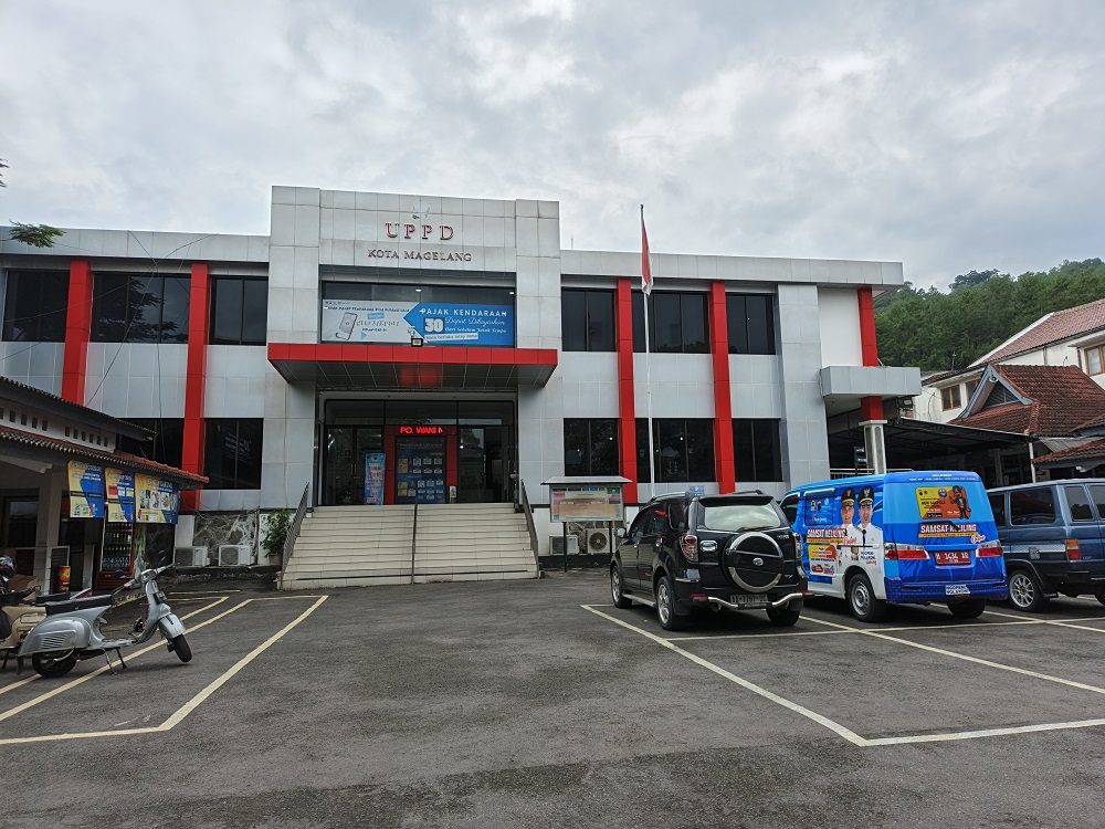 Kantor Unit Pengelola Pendapatan Daerah (UPPD)/Samsat Kota Magelang.