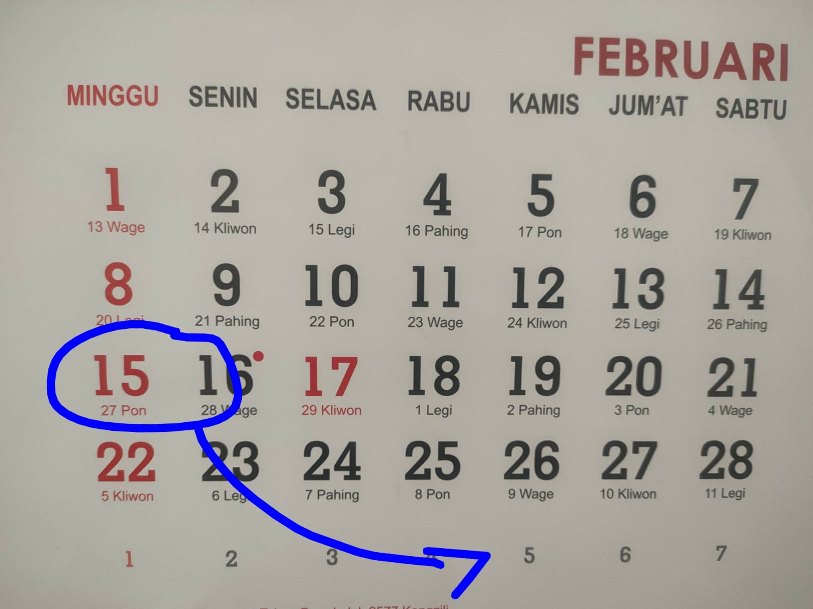 Cek Weton Kalender Jawa Minggu Pon, 15 Februari 2026, Detail Lengkap Soal Watak, Karier, hingga Nasib Percintaan