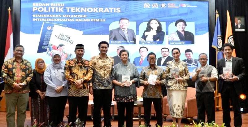 Bedah buku &ldquo;Politik Teknokratis: Kemenangan Melampaui Interseksionalitas dalam Pemilu&rdquo; yang digelar Departemen Politik dan Ilmu Pemerintahan FISIP Undip di Kampus Tembalang, Jumat (13/2/2026).