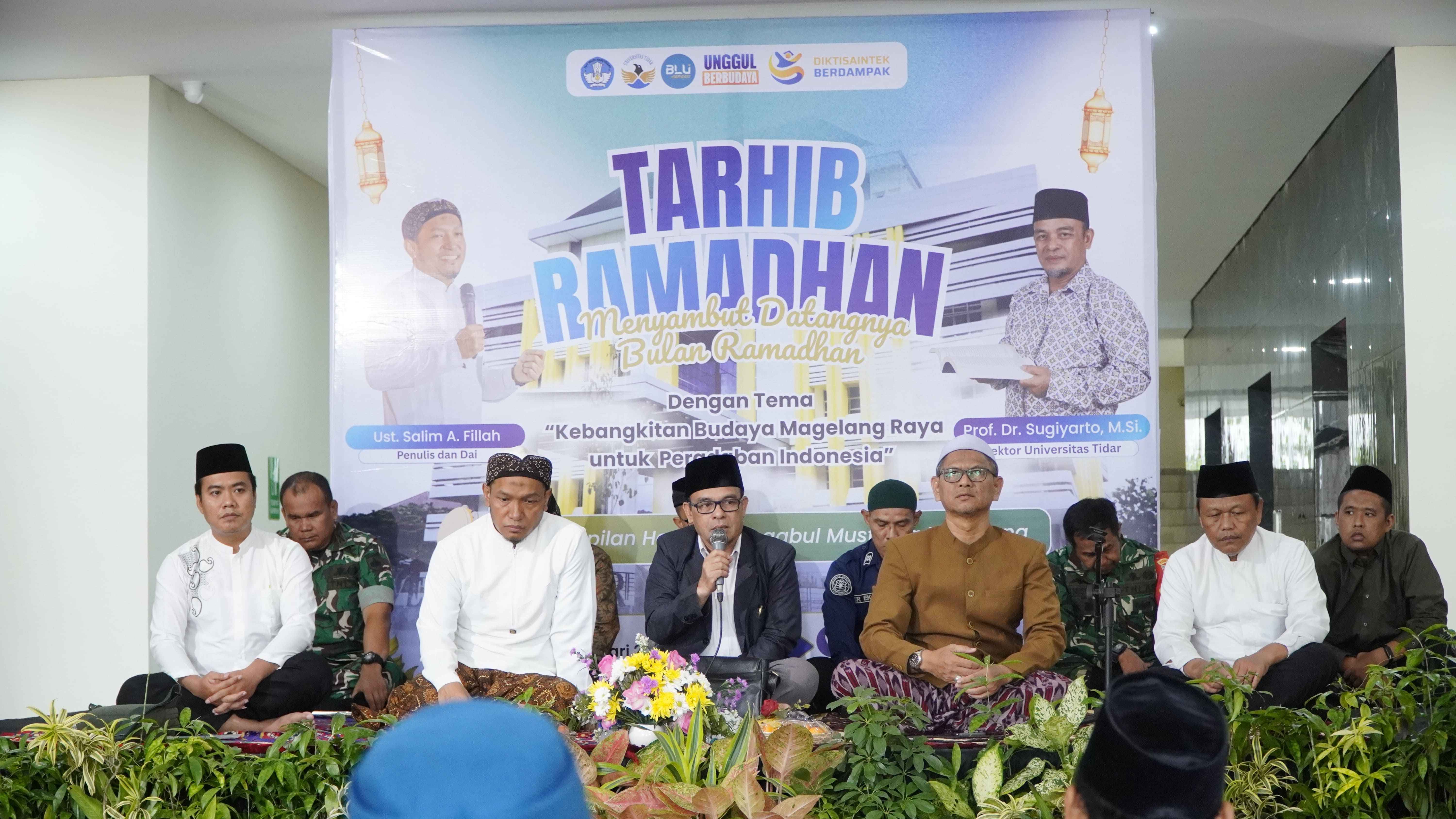Tarhib Ramadan yang digelar Untidar, pada Minggu (15/2/2026) diikuti civitas akademika di Kampus Sidotopo.