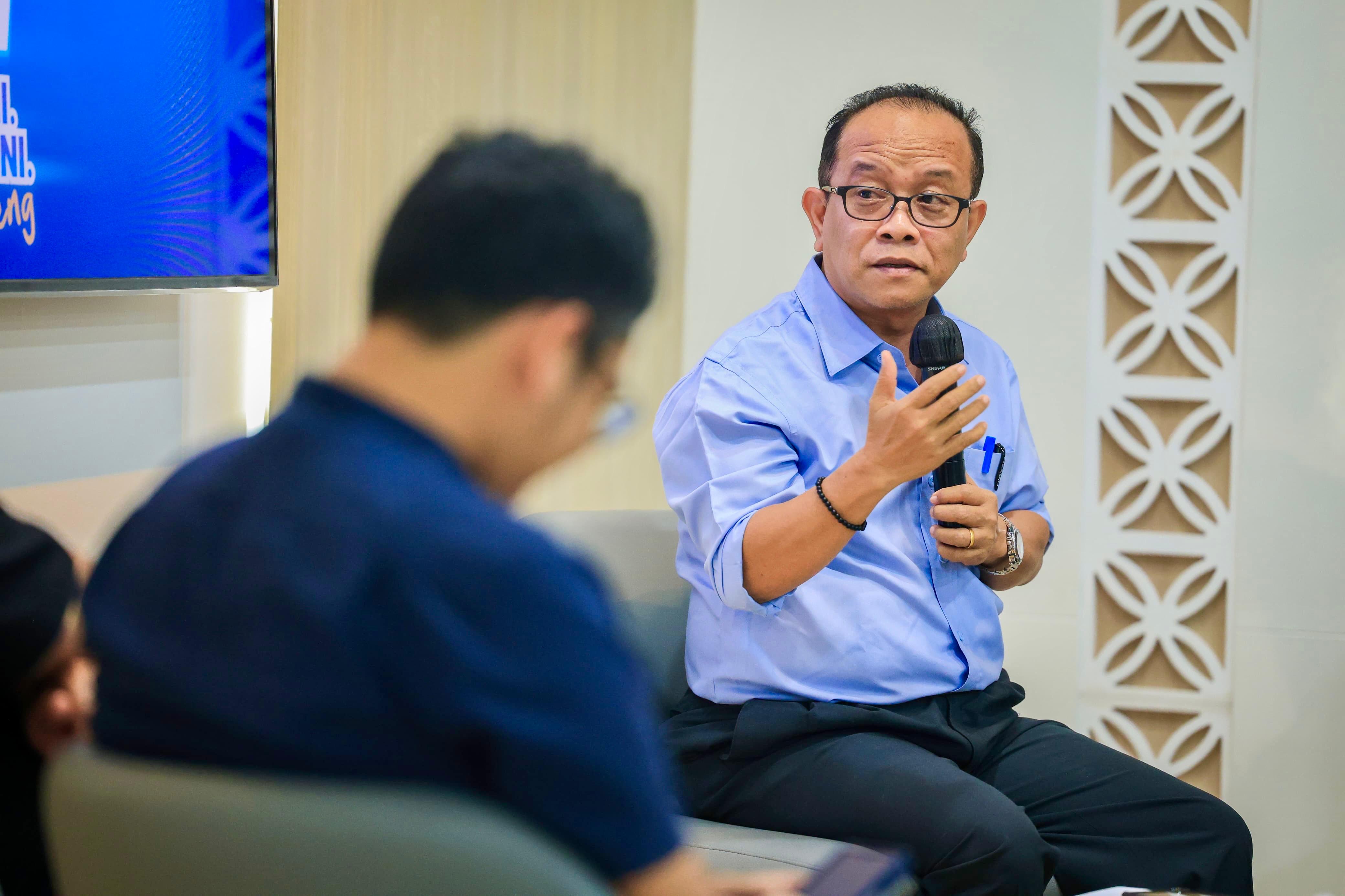 Pengamat politik dari Undip Nur Hidayat Sardini dalam FGD satu tahun kepemimpinan Luthfi Yasin, Senin (23/2/2026).
