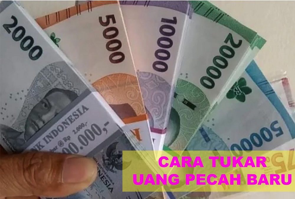 Momen Lebaran, tak ketinggalan dengan uang kertas pecahan baru.
