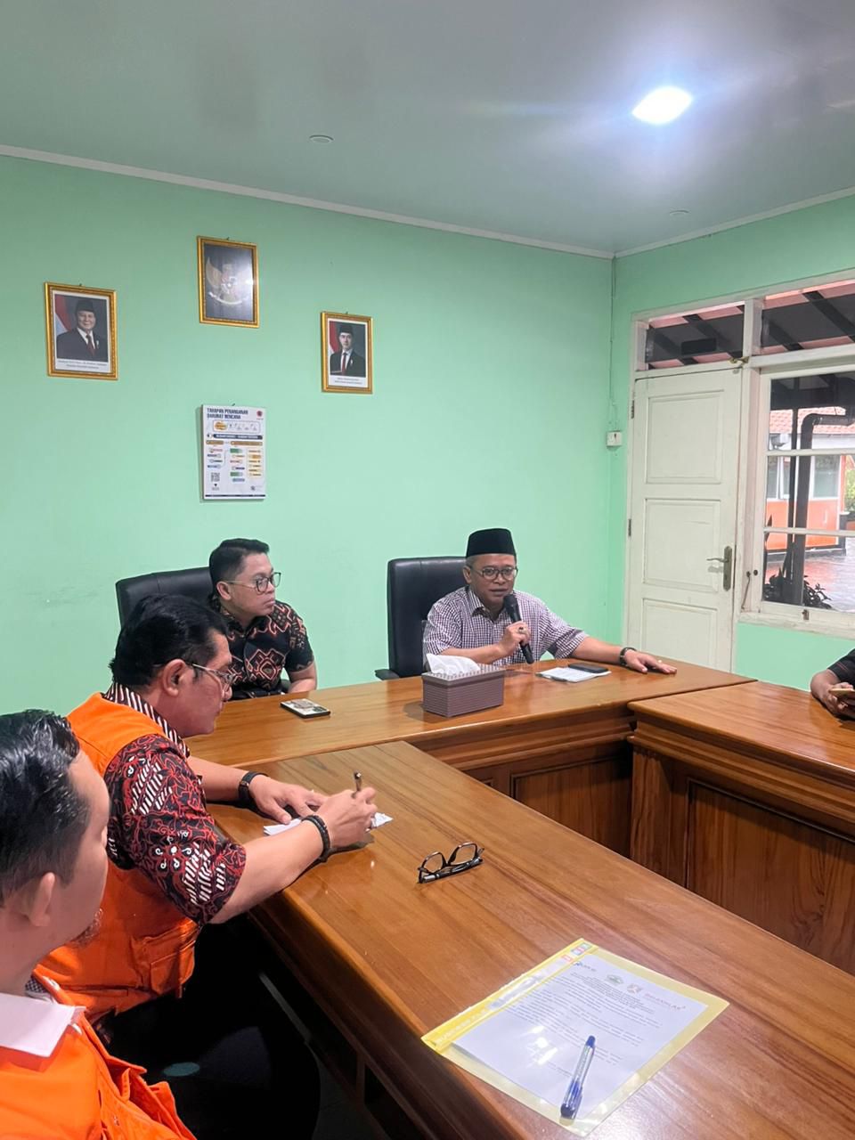 Anggota Komisi VIII DPR RI  Wibowo Prasetyo melakukan kunjungan reses ke Kantor Badan Penanggulangan Bencana Daerah (BPBD) Kota Magelang. Hadir Wali Kota Magelang Damar Prasetyono.