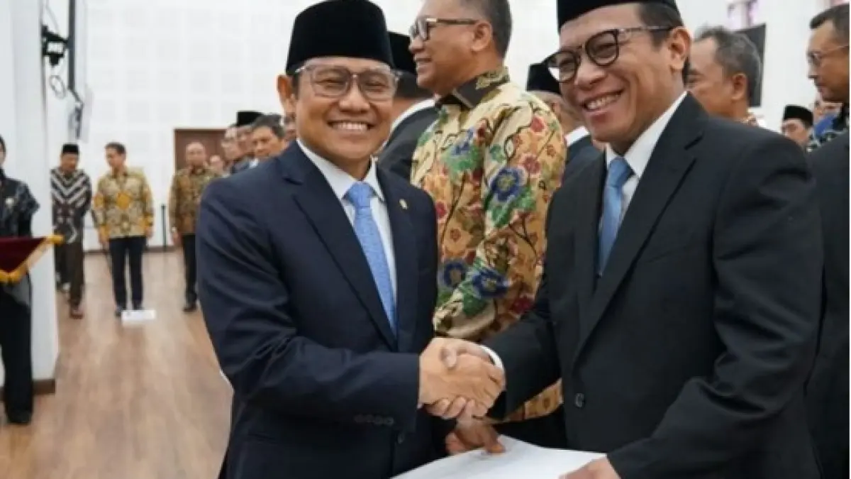 Menteri Koordinator Pemberdayaan Masyarakat Muhaimin Iskandar melantik jajaran baru Dewan Pengawas dan Direksi BPJS Ketenagakerjaan masa jabatan 2026–2031. (Dok BPJS Ketenagakerjaan).