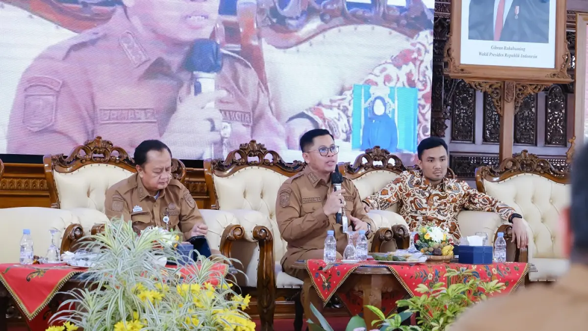 Wali Kota Magelang Damar Prasetyono saat Musrenbang tingkat kota di Pendopo Pengabdian, Selasa (31/3/2026). (ISTIMEWA)&nbsp;