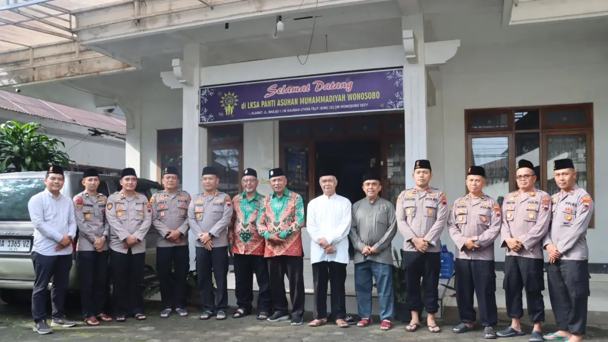 Jajaran Polres Wonosobo bersilaturahmi dengan PD Muhammadiyah Wonoosbo, Rabu (1/4/2026). (Istimewa)