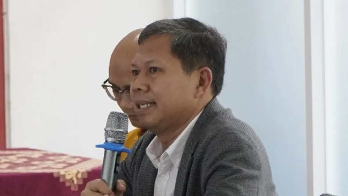 Wakil Rektor Bidang Akademik dan Kerja Sama Prof Dr Ir Suyitno saat memberikan keterangan pers. (ROFIK SYARIF/ JAWA POS RADAR MAGELANG)

&nbsp;