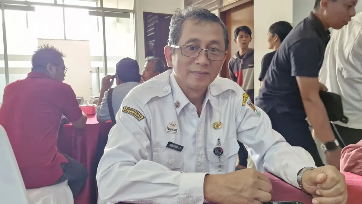 Kepala Disdikbud Kota Magelang Nurwiyono Slamet Nugroho (PUPUT PUSPITASARI/JAWA POS RADAR MAGELANG)&nbsp;