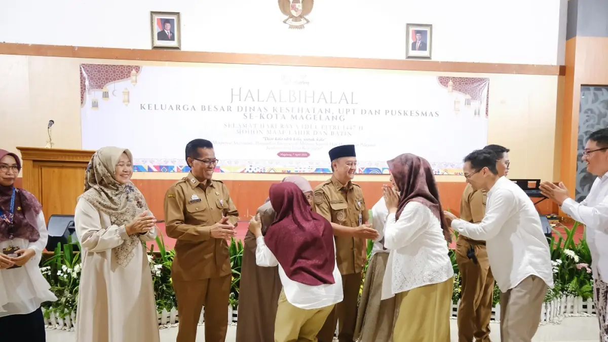 Dinas Kesehatan mengadakan&nbsp;syawalan sebagai momentum untuk mempererat kerja sama antarinsan kesehatan, Selasa (7/4/2026). (ISTIMEWA)