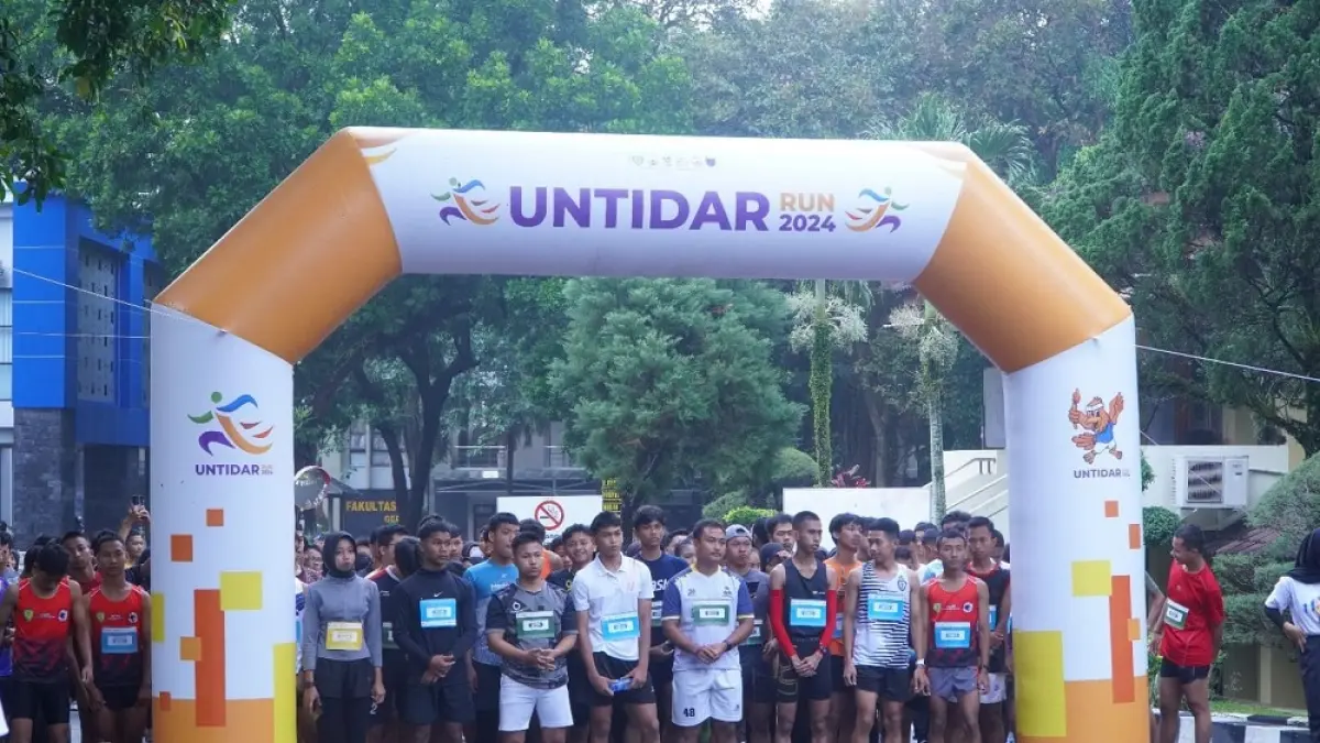 Keseruan event Untidar Run 2024 lalu.