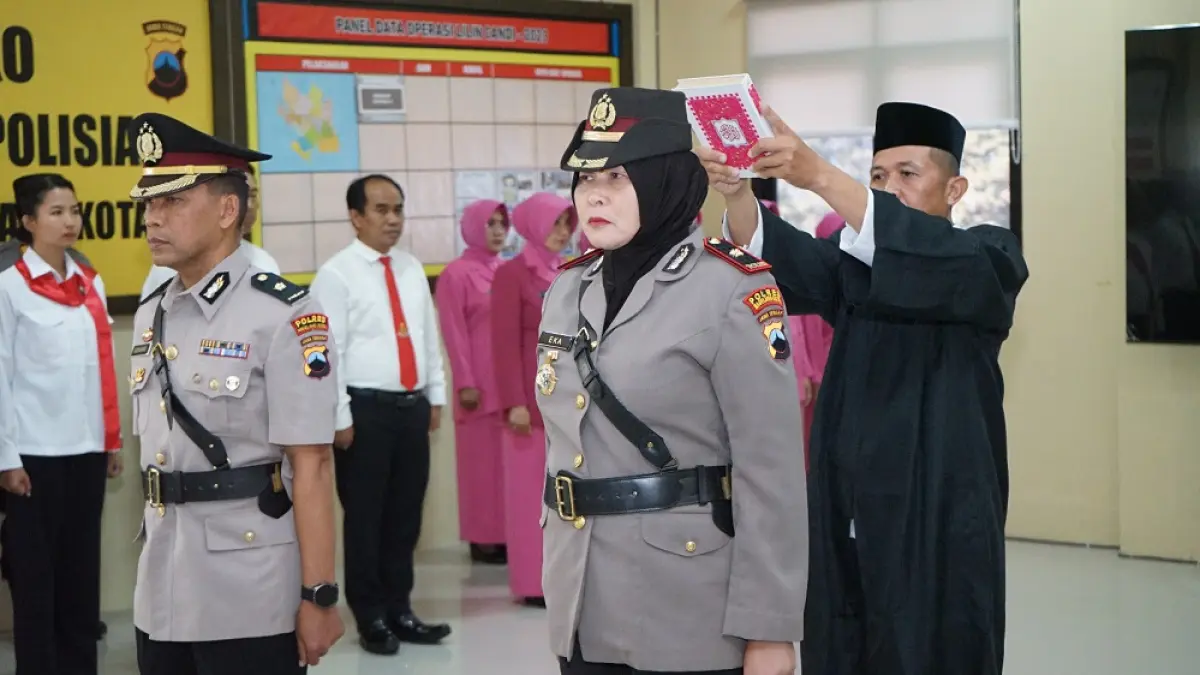 Sertijab Wakapolres Magelang Kota dari Kompol Budiyuwono Fajar Wisnugroho kepada Kompol Eka Yuniastuti.

&nbsp;