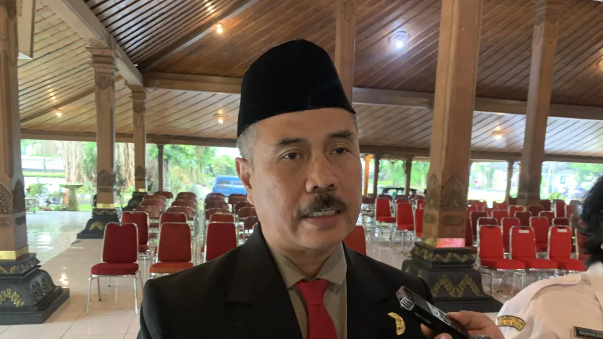 Kepala Dinas Pemberdayaan Masyarakat dan Desa (Dinpermasdes) Kabupaten Temanggung, Samsul Hadi. (Devi Khofifatur Rizqi/Jawa Pos Radar Magelang).