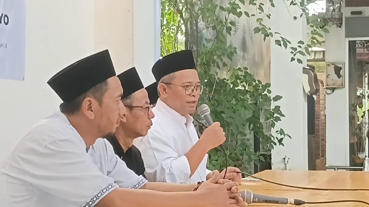 Anggota DPR RI Fraksi PDI Perjuangan Wibowo Prasetyo, saat bersilaturahmi bersama puluhan kiai, ustaz, dan gus se-Kabupaten Magelang.