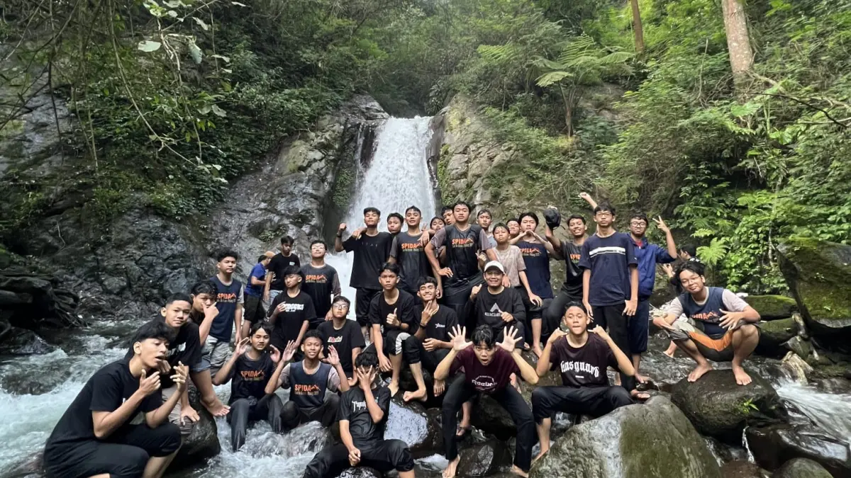 Air terjun di Pancot, Kalisoro, Tawangmangu, yang dapat dikunjungi wisatawan. (Dok Pancot)