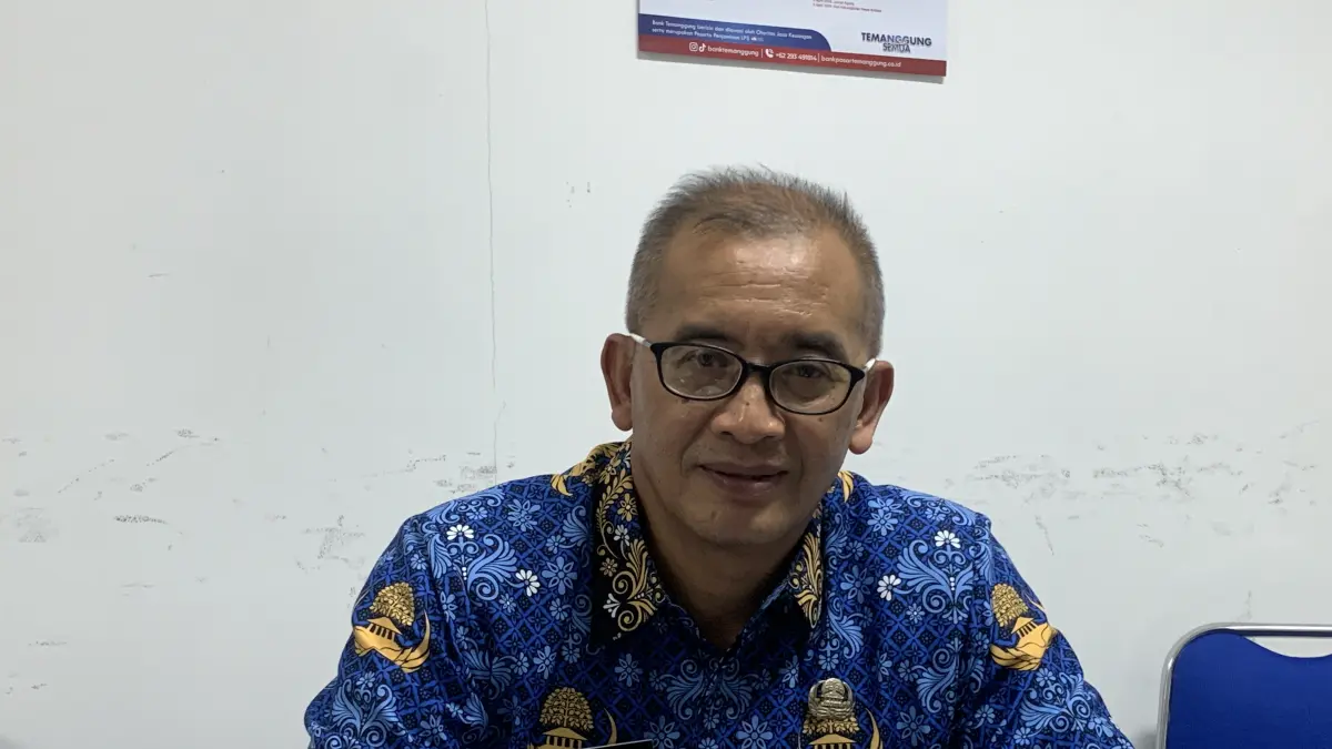Kepala Badan Pengelolaan Keuangan, Pendapatan dan Aset Daerah (BPKPAD) Temanggung, Bagus Pinuntun. (Devi Khofifatur Rizqi/Jawa Pos Radar Magelang).