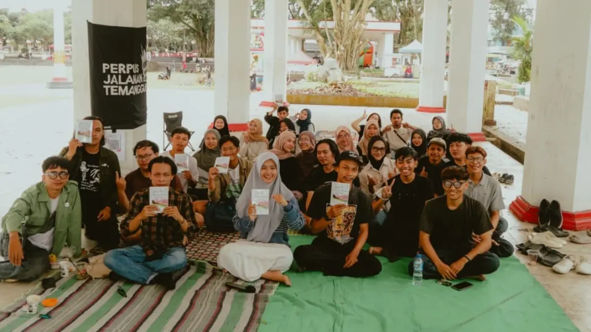 Komunitas Perjal berupaya menggerakkan minat baca masyarakat secara inklusif. (Istimewa)