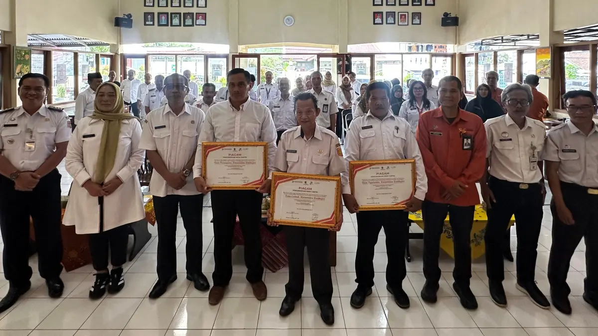 Peluncuran program Desa Cantik 2026 oleh BPS Wonosobo di Aula Kecamatan Kalikajar, kemarin (29/4/2026). (Diskominfo Wonosobo for Jawa Pos Radar Magelang).