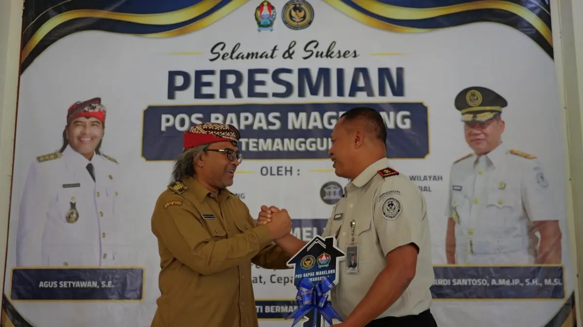 Peresmian Pos Bapas di Temanggung untuk memudahkan warga binaan yang wajib lapor. (Istimewa)

