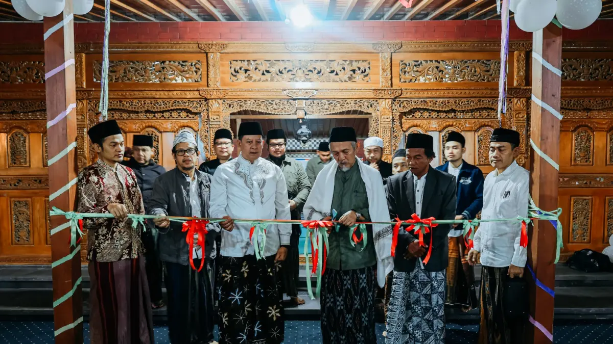 Wakil Bupati Wonosobo Amir Husein meresmikan Ponpes Lirboyo XIX di Desa Candiyasan, Kertek, Senin (4/5/2026). (Istimewa)