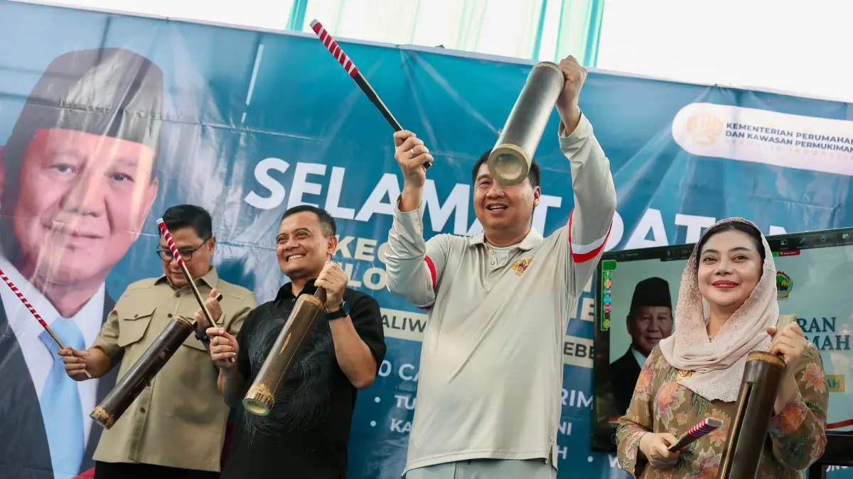 Peluncuran BSPS Jawa Tengah 2026 dilakukan di Kabupaten Brebes, Sabtu (9/5/2026), oleh Menteri Perumahan dan Kawasan Permukiman, Maruarar Sirait, bersama Gubernur Jawa Tengah, Ahmad Luthfi. (Istimewa)