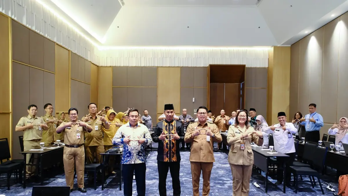 Wali Kota Magelang Damar Prasetyono saat sosialisasi Pembangunan Ekosistem Halal Wilayah Jateng&nbsp;di Hotel Artotel Magelang.