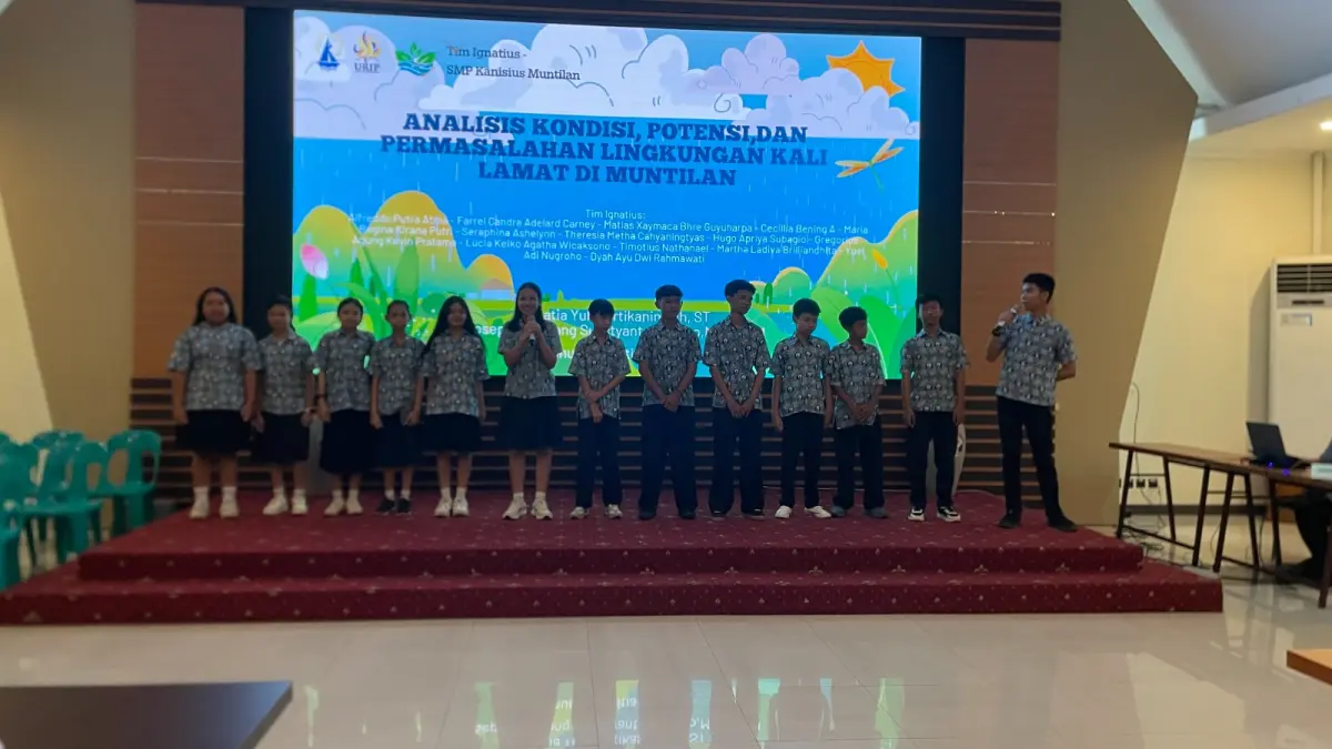  Gelar karya kontekstual yang diadakan SMP Kanisius Muntilan sebagai ajang proses belajar siswa. (Istimewa)
