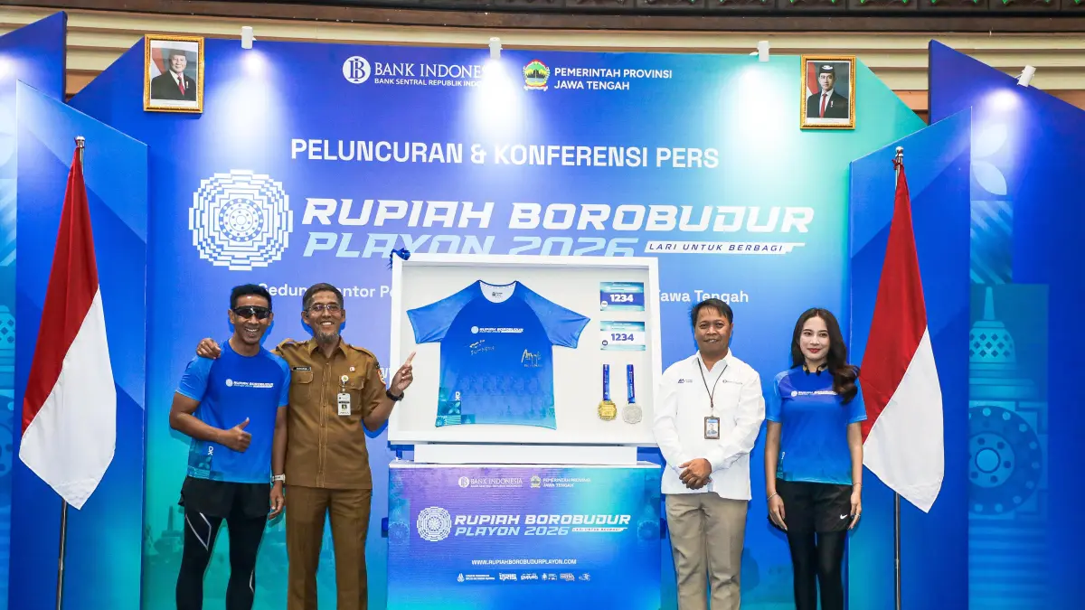 Launching Rupiah Borobudur Playon (RPB) 2026 di Gedung Kantor Perwakilan Bank Indonesia Provinsi Jawa Tengah, Senin (25/5/2026).
