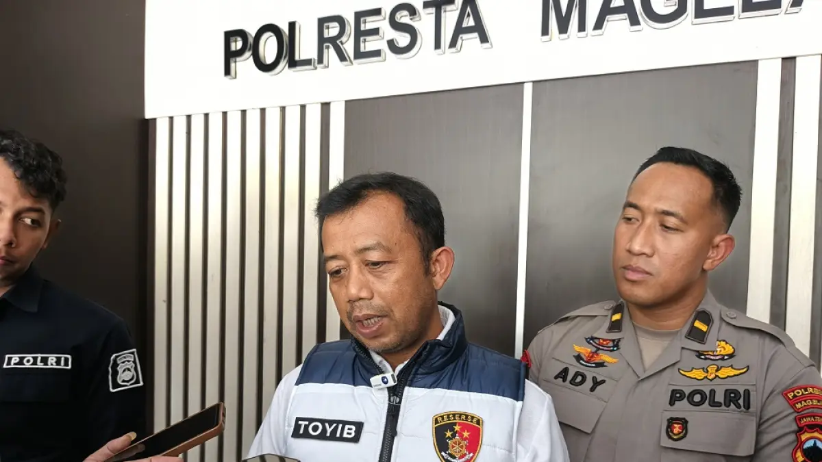 Wakasat Reskrim Polresta Magelang AKP Toyib Riyanto. (ROFIK SYARIF/ JAWAPOS RADAR MAGELANG)