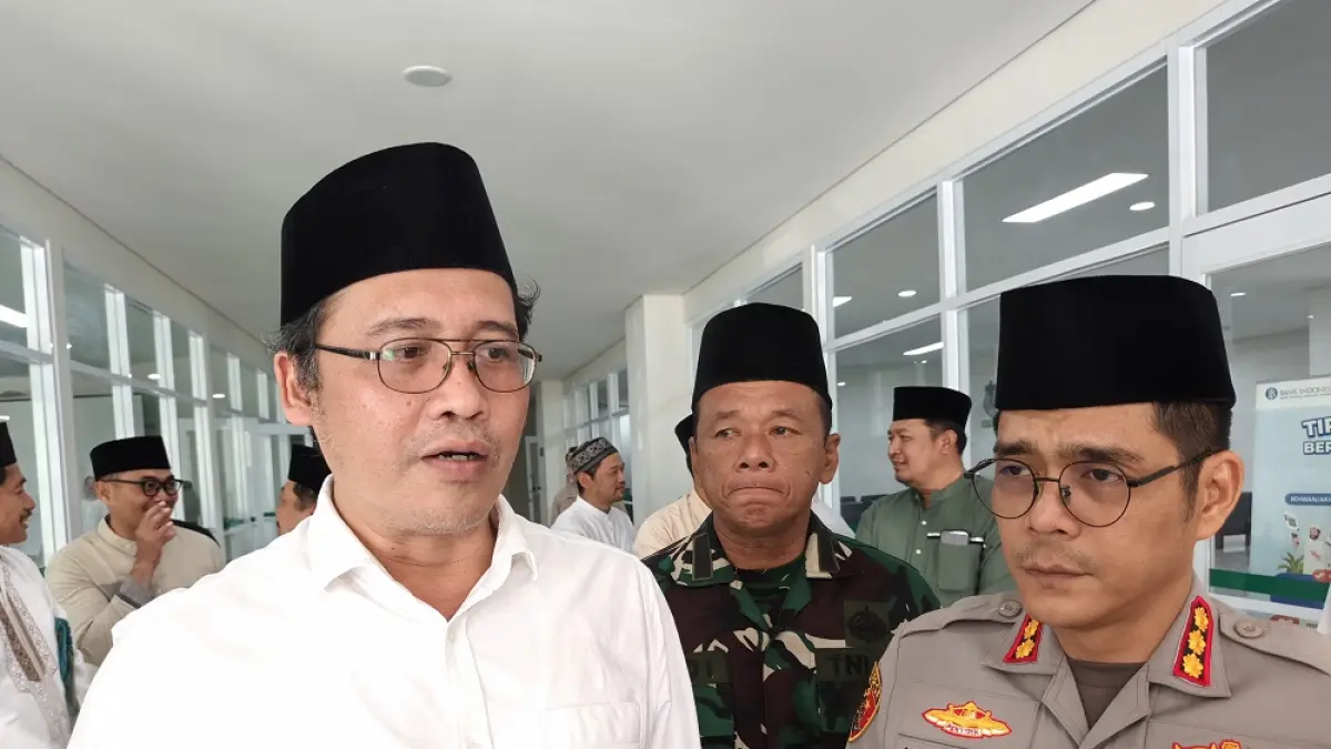 Bupati Magelang Grengseng Pamuji saat menyampaikan rencana Pemerintah Kabupaten Magelang menggelar camp character. (ROFIK SYARIF/ JAWA POS RADAR MAGELANG)
