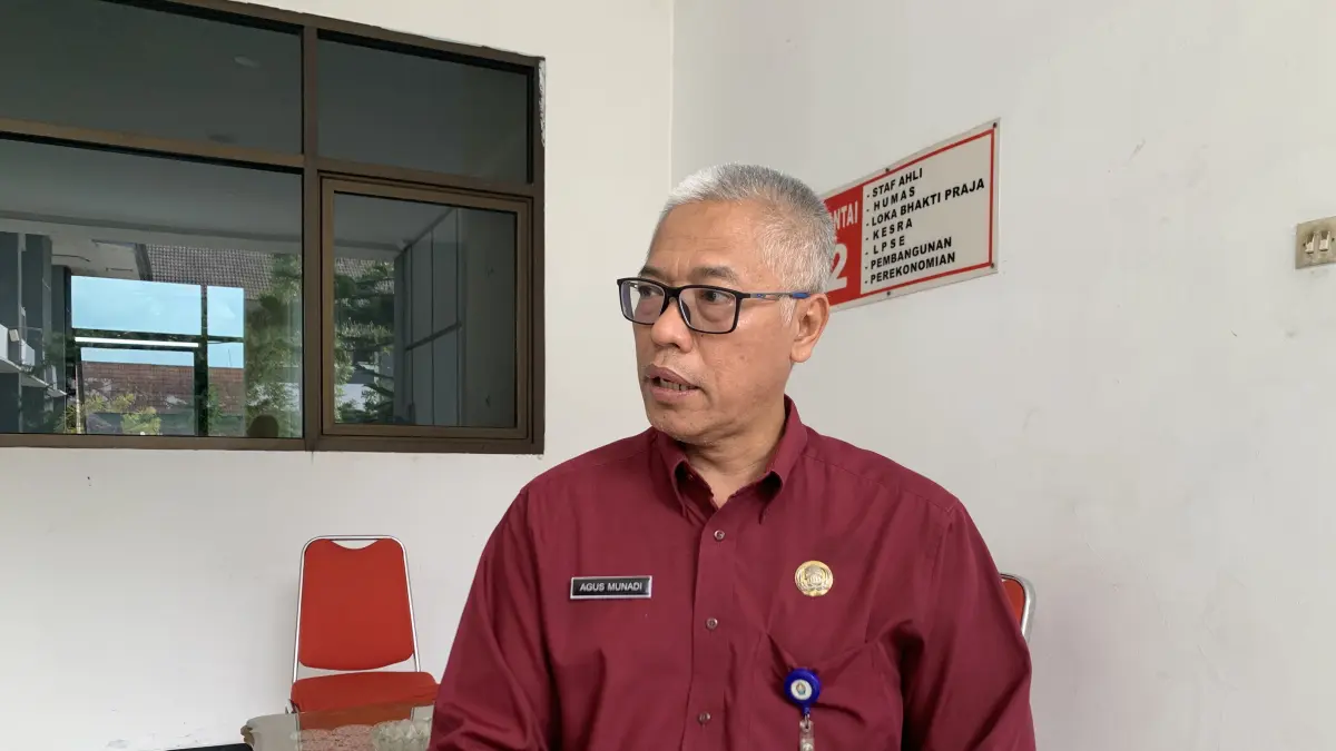 Kepala Dinas Penanaman Modal dan Pelayanan Terpadu Satu Pintu (DPMPTSP) Kabupaten Temanggung, Agus Munadi. (Dok Jawa Pos Radar Magelang). 